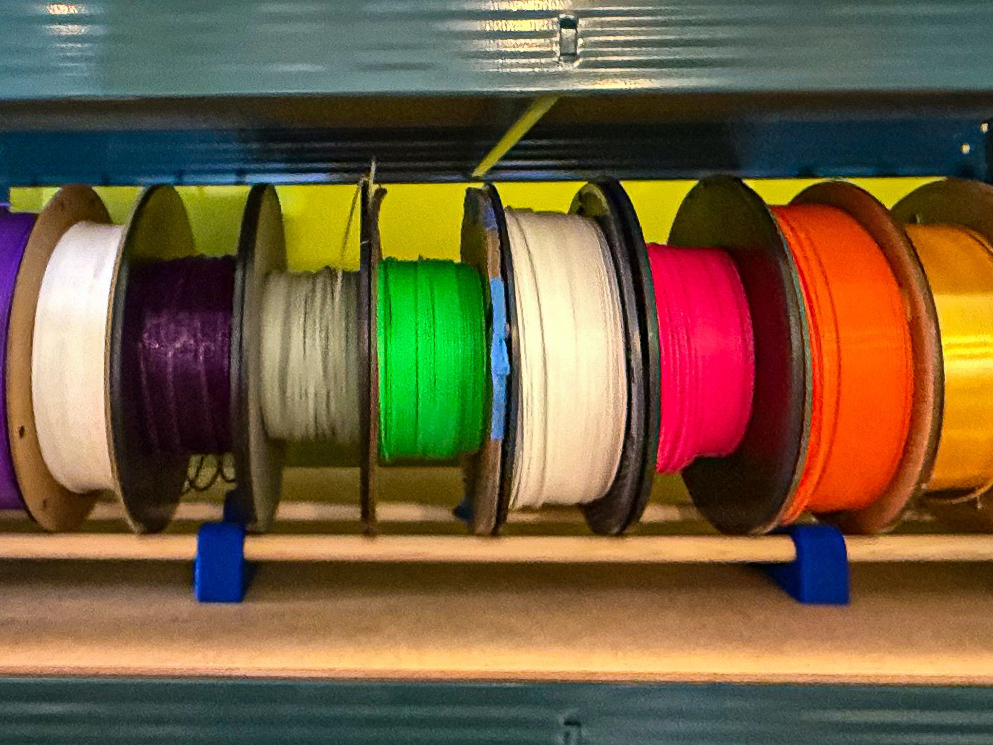 Dowel Filament Spool Storage Stand