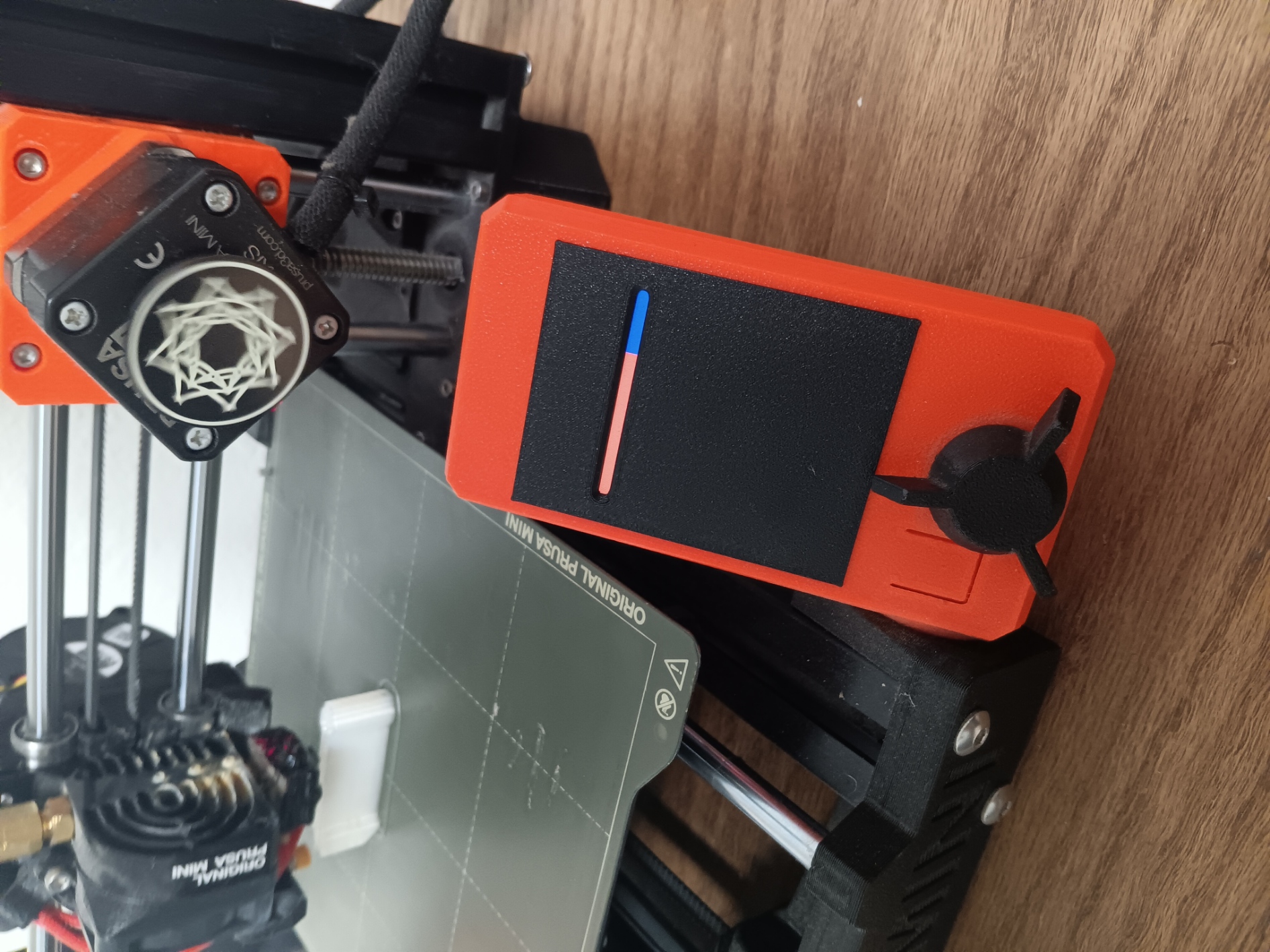 Progress Bar Screen Cover for Prusa Mini