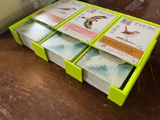 Wingspan - Three-Wide Card Tray With Lid (v2) by Gamemaster Owlbear |  Download free STL model | Printables.com