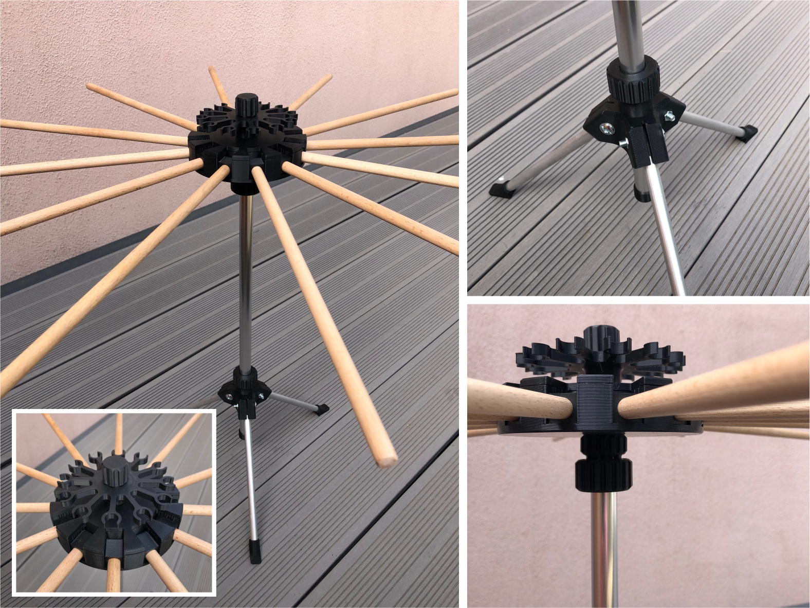Miniatura 4 do modelo 3D Pasta Drying Rack