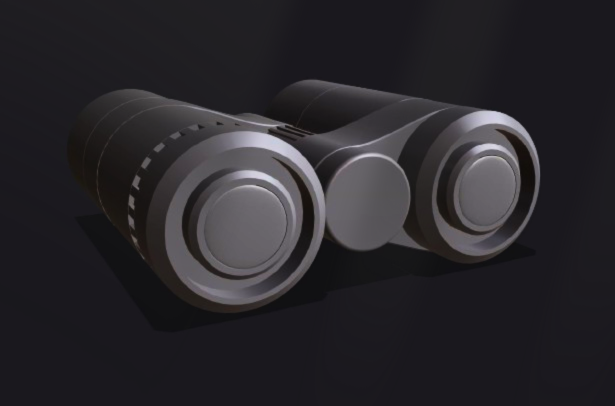 Tactical Field Binoculars - High Detail Prop