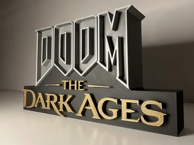 DOOM THE DARK AGES - logo decoration