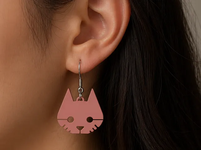 Stray Video Game Logo Earrings