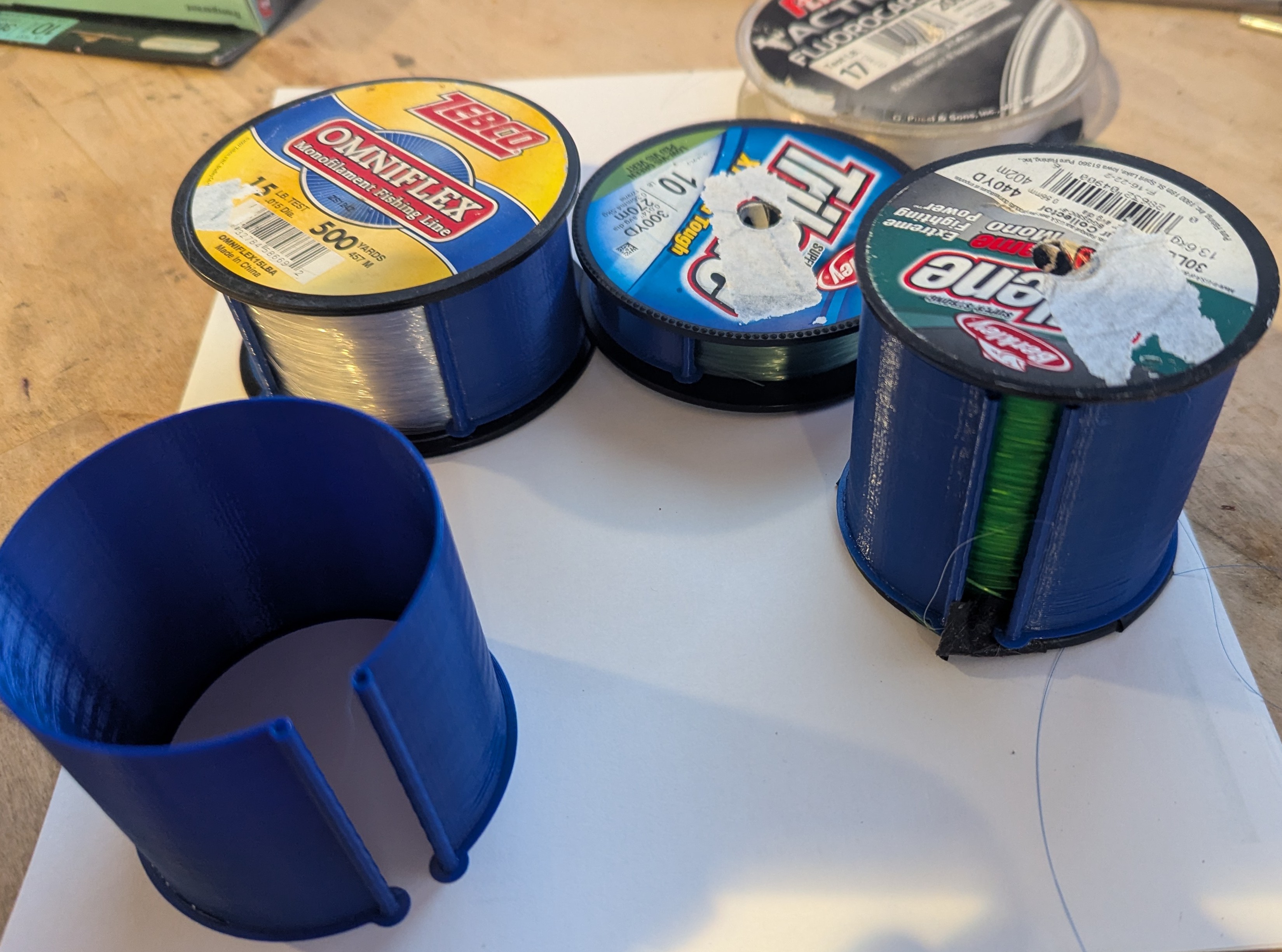 Fishing Line spool retainer