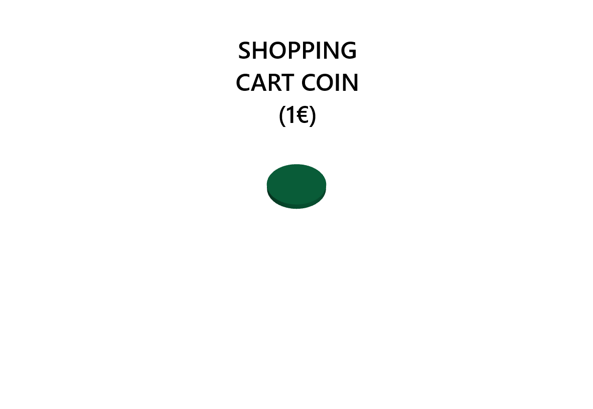 shopping coin cart (1€)