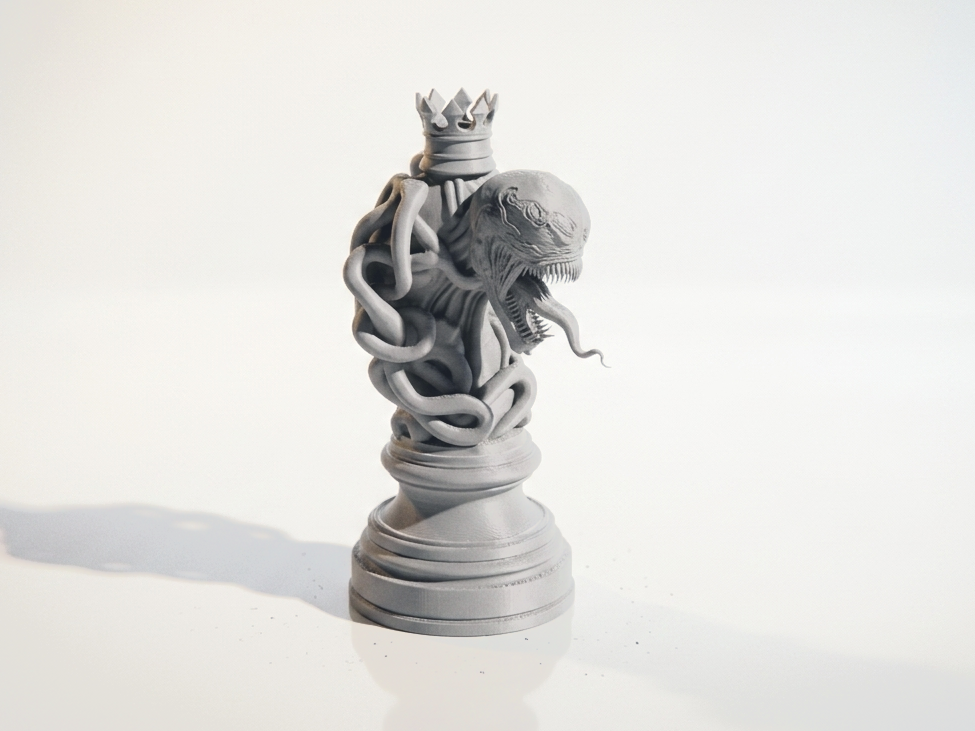 Venom King Chess Piece Marvel Figurine 3D Printable