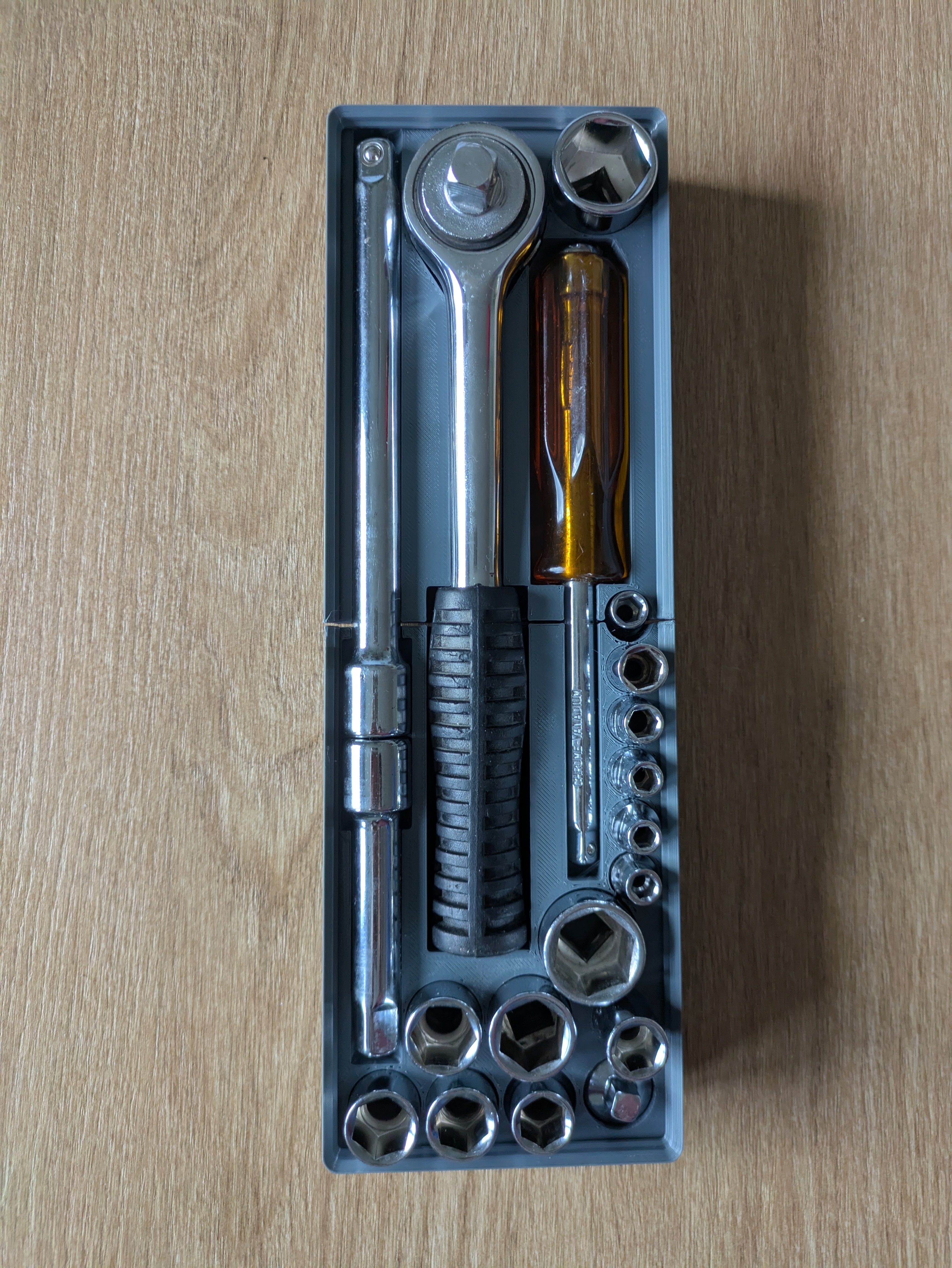 Gridfinity Box for a socket set / Knarrenkasten