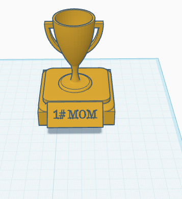Trophy for moms