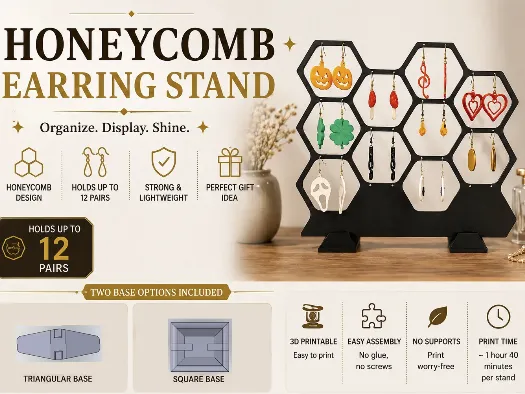 Honeycomb Earring Stand