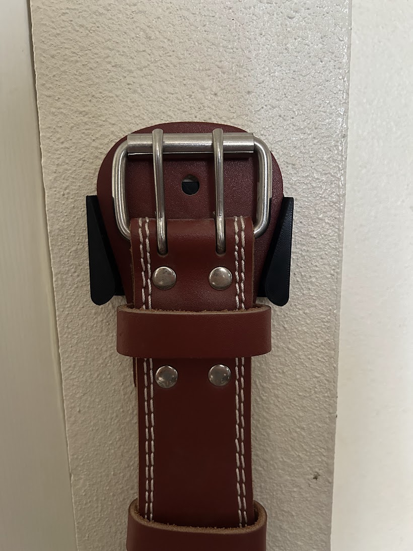 Weight Lifting Belt Holder