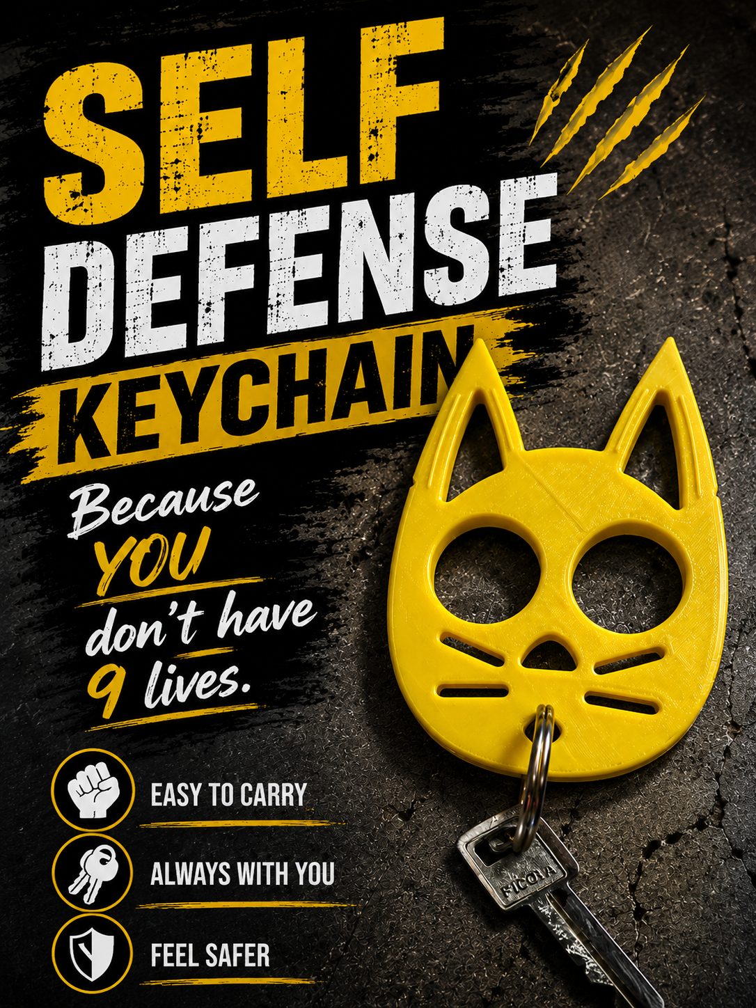 Miniatura 7 do modelo 3D Kitty Kat Keychain