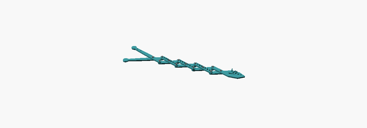 Lazy-Tongs Snapping Dragon — extending scissor grabber
