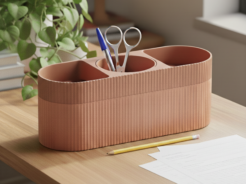 DRIO - Magnetic Desk Organizer - Fluted pattern