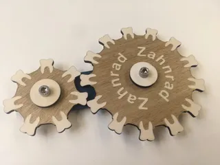 Zahnrad (Toothed Gear) Lasercut