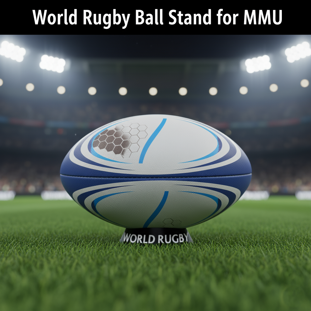 World Rugby Ball Stand for MMU