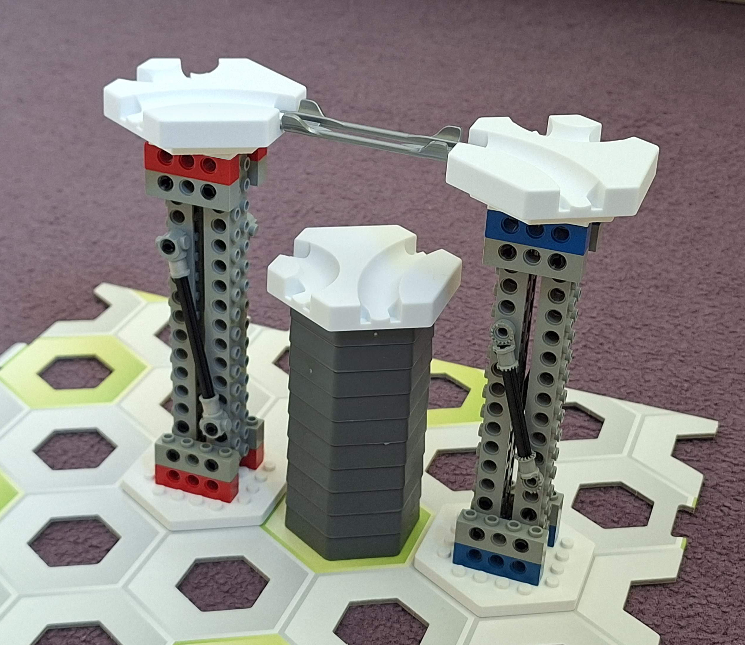 Complete Lego to Gravitrax adapters (top and bottom) 3D model