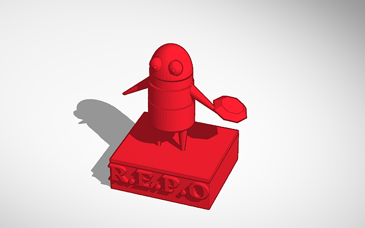 R.E.P.O statue
