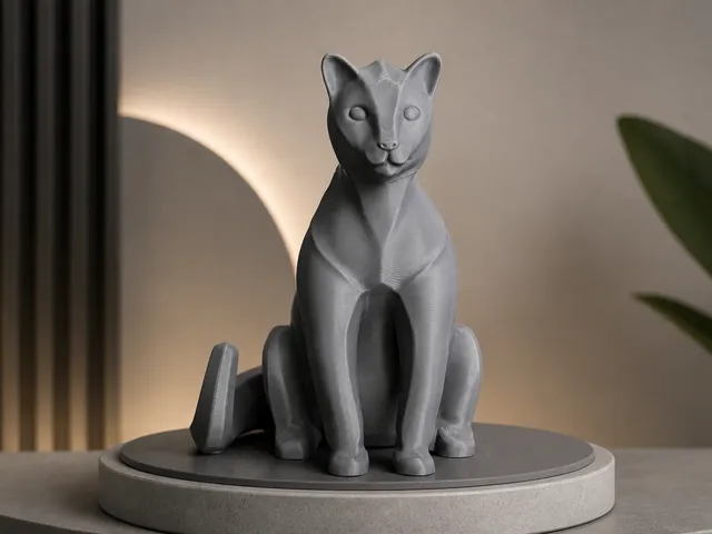 Cat Sculpture Home Decor