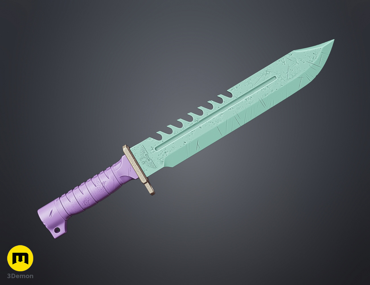 Miniatura 5 do modelo 3D Combat Knife - Standard Issue