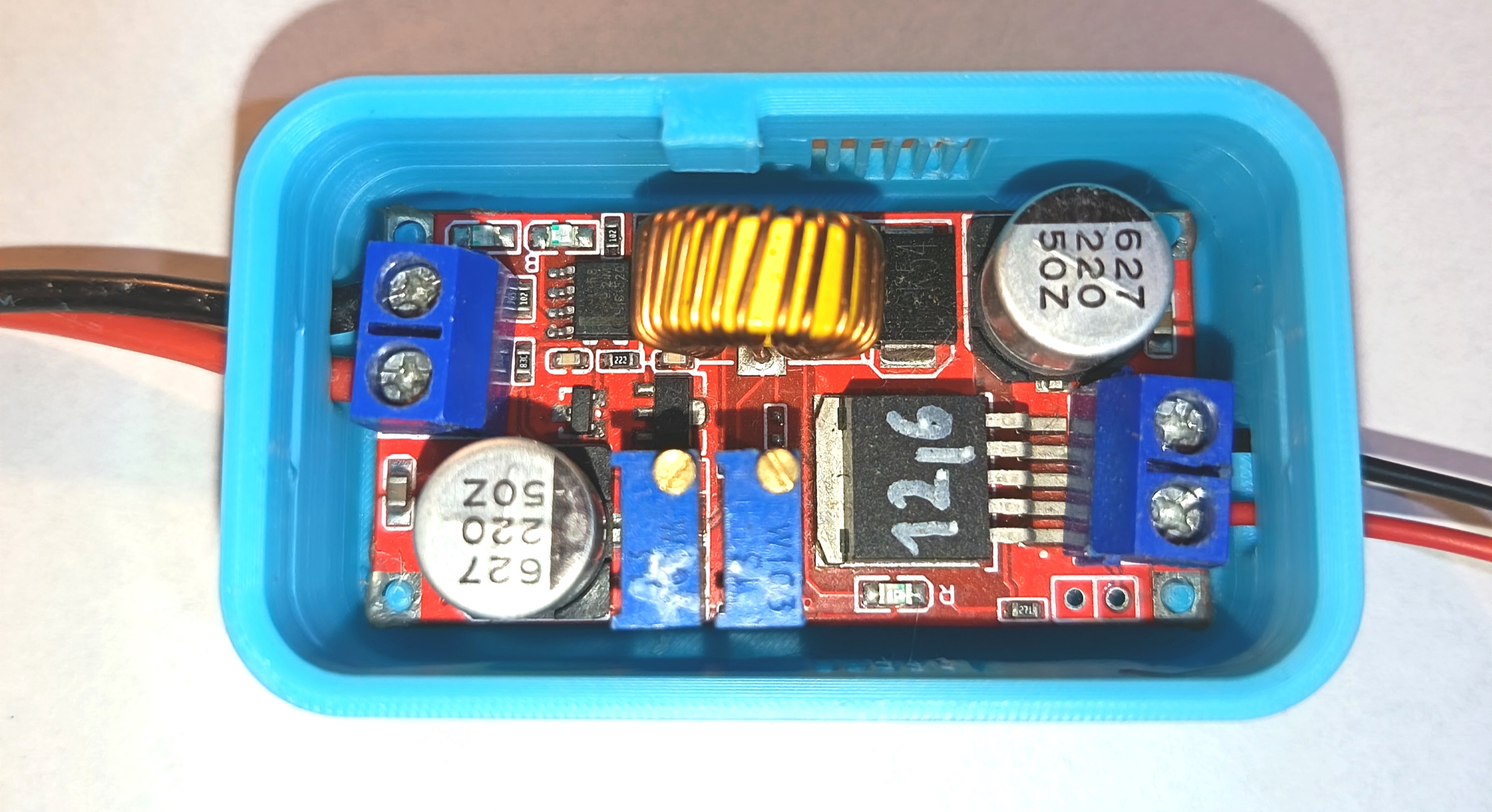 Box for XL 4015 step down buck converter. 3D model