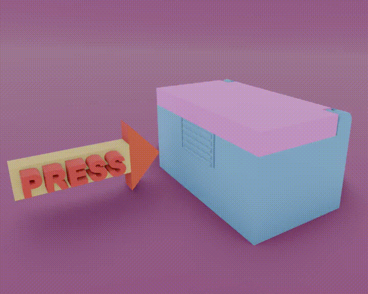Self-opening box (no support required)