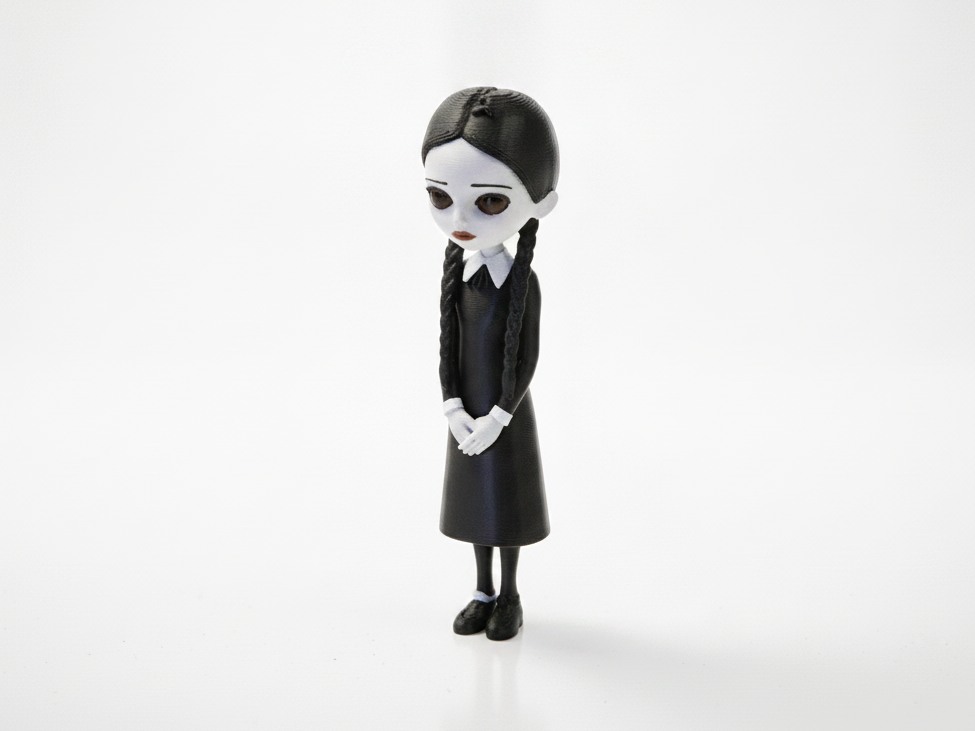 Wednesday Addams Figurine Movies & TV 3D Printable