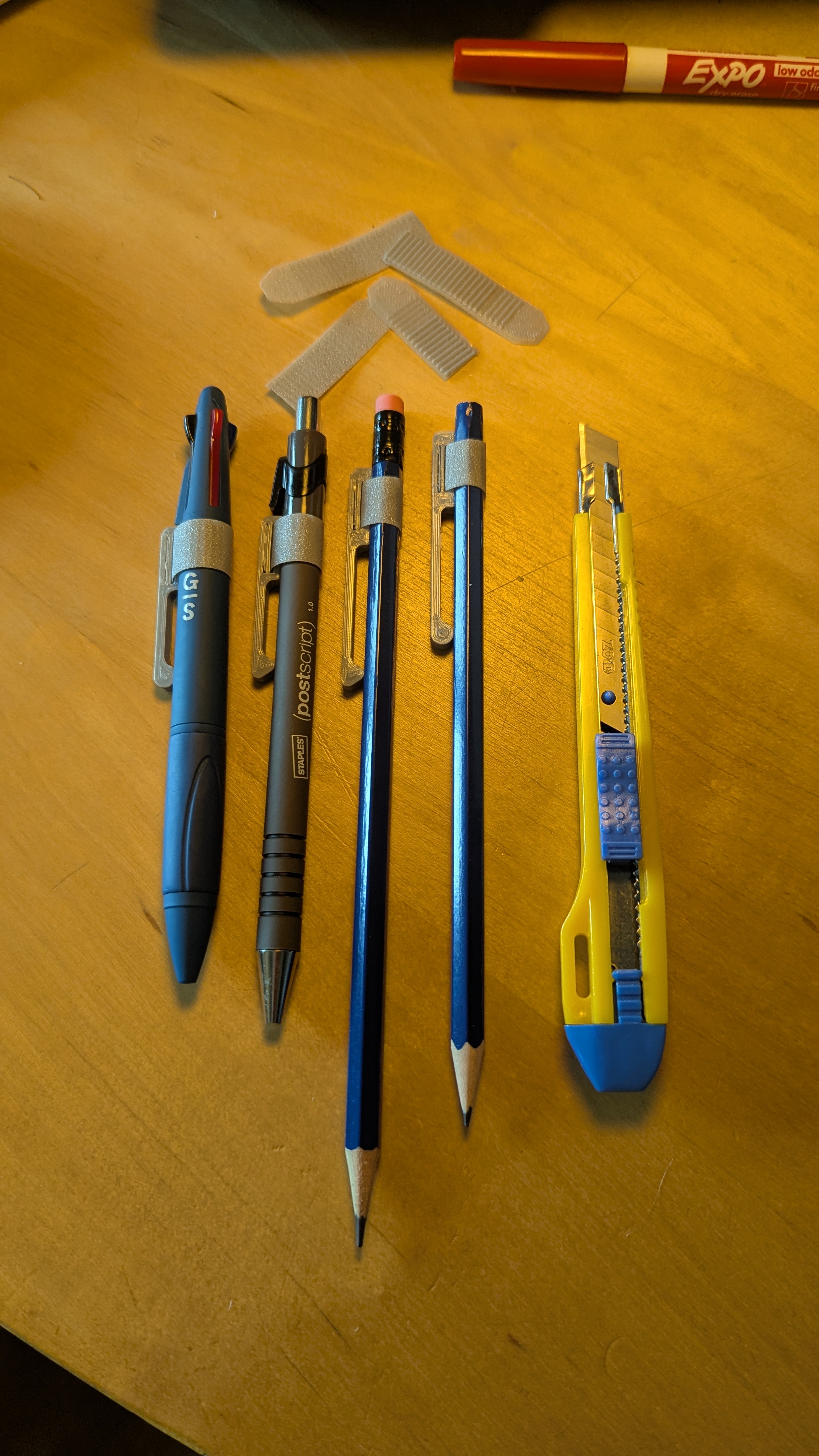Zip Clip Pen Clip Replacement 3D model