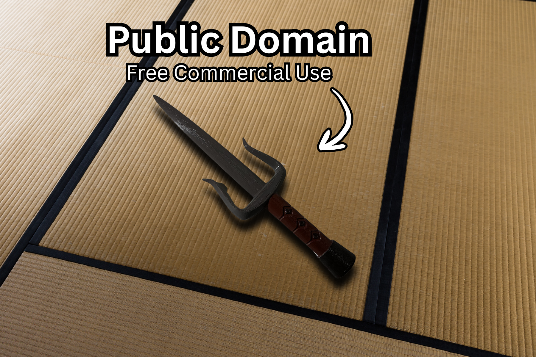 Ninja Sai - Free Commercial Use