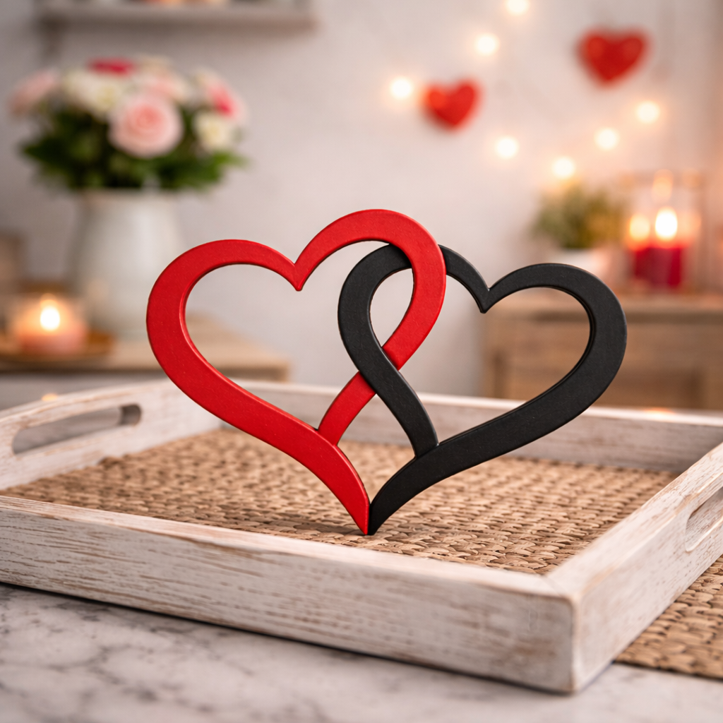 Valentine’s Day Infinity Heart (Flat, Easy Print)