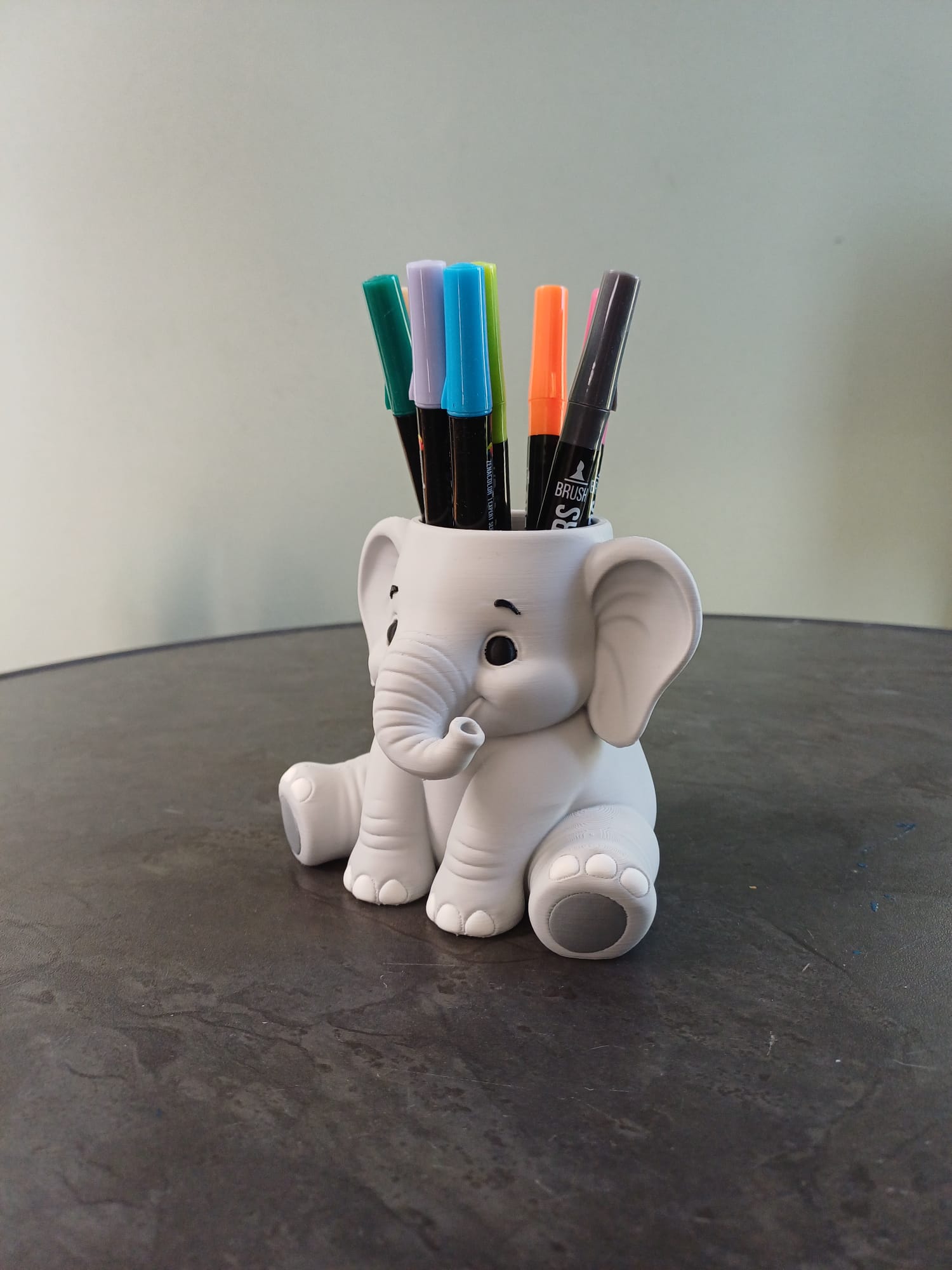 Cute Elephant Pen Holder – Desk Organizer