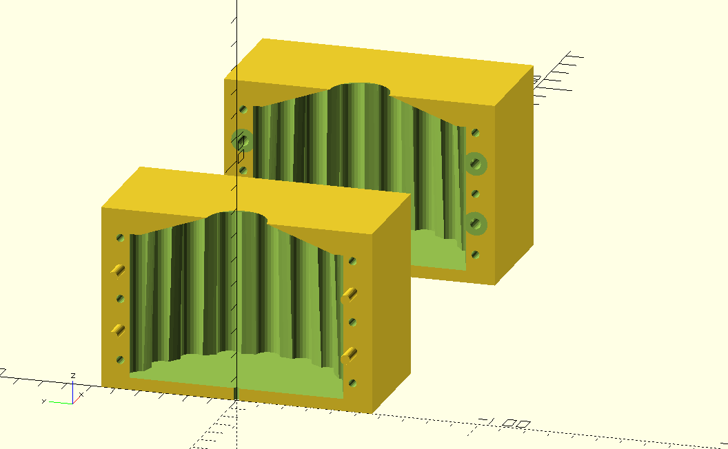 Parametric Candle Mold — Two-Part Rectangular Block — thumbnail 2