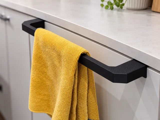 Over Cabinet Towel Holder
