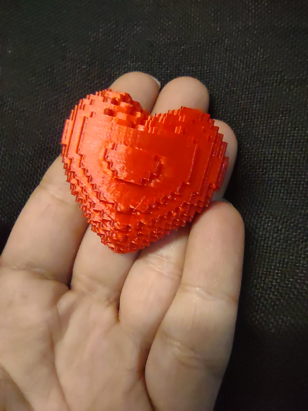 32-Bit Pixel Heart – Chunky Retro Blocky Valentine Gift