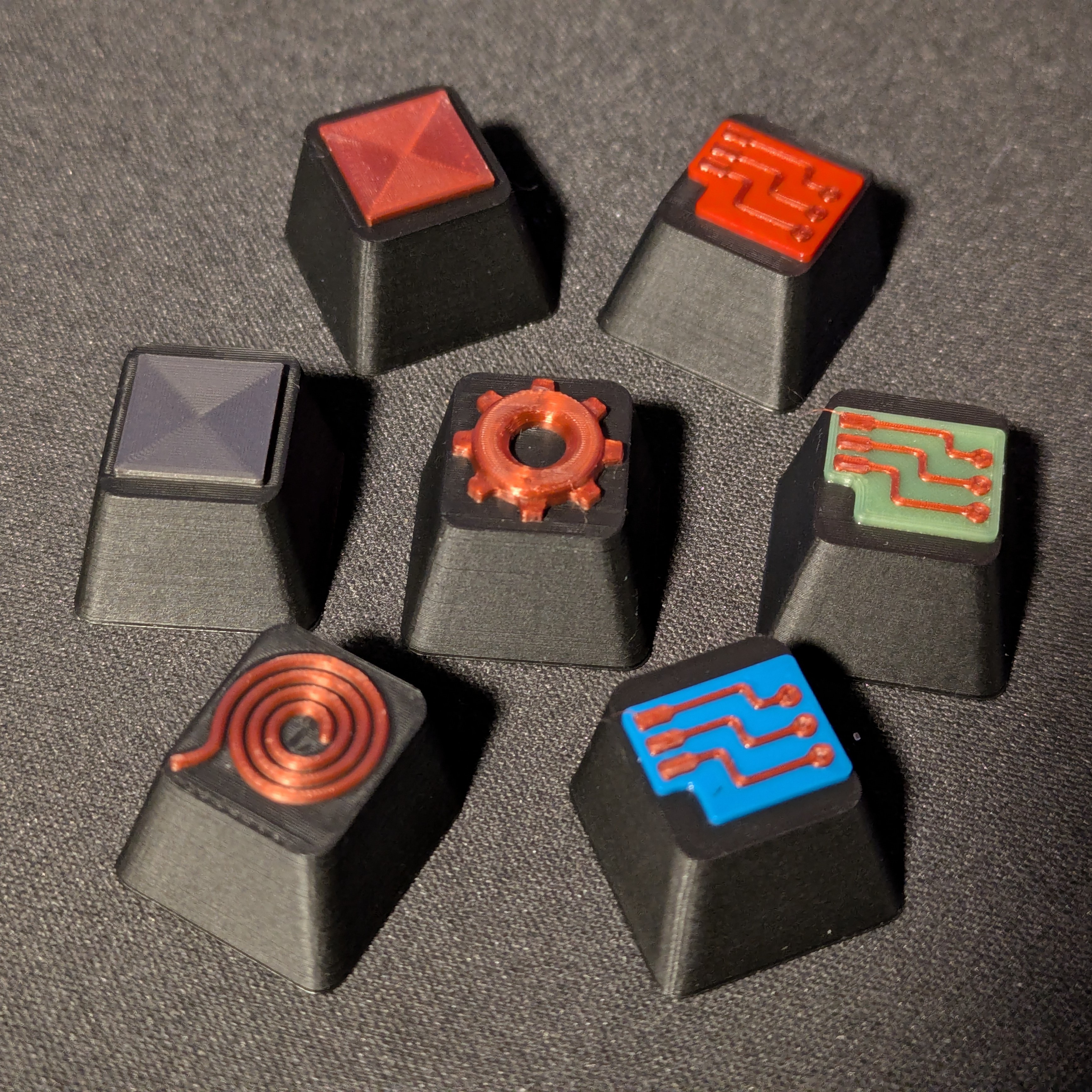 Factorio Cherry MX Key Cap Collection