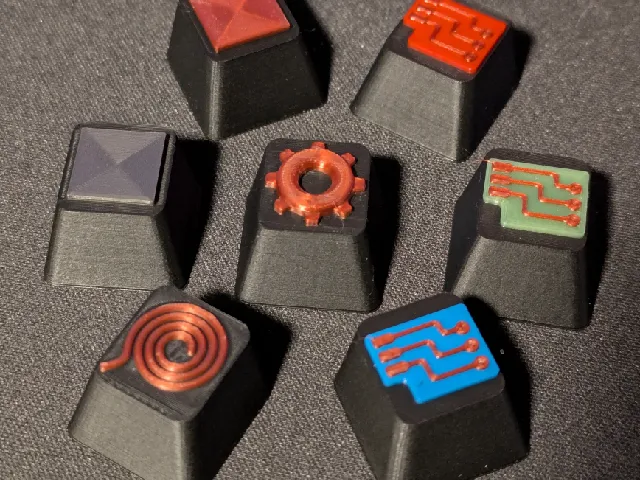 Factorio Cherry MX Key Cap Collection