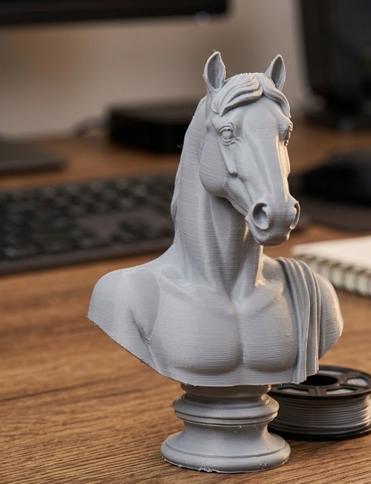 horse bust