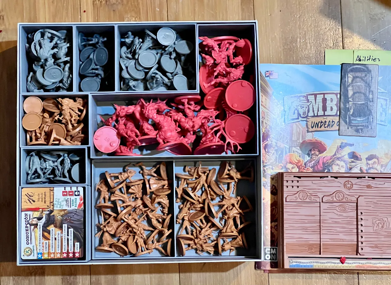 Zombicide Undead or Alive Miniature Organizer by Friedmutant