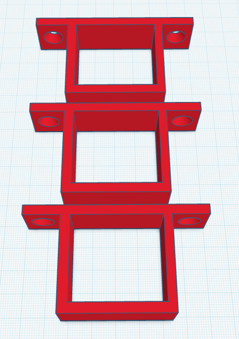 3 piece mount for 4ft powerstrip