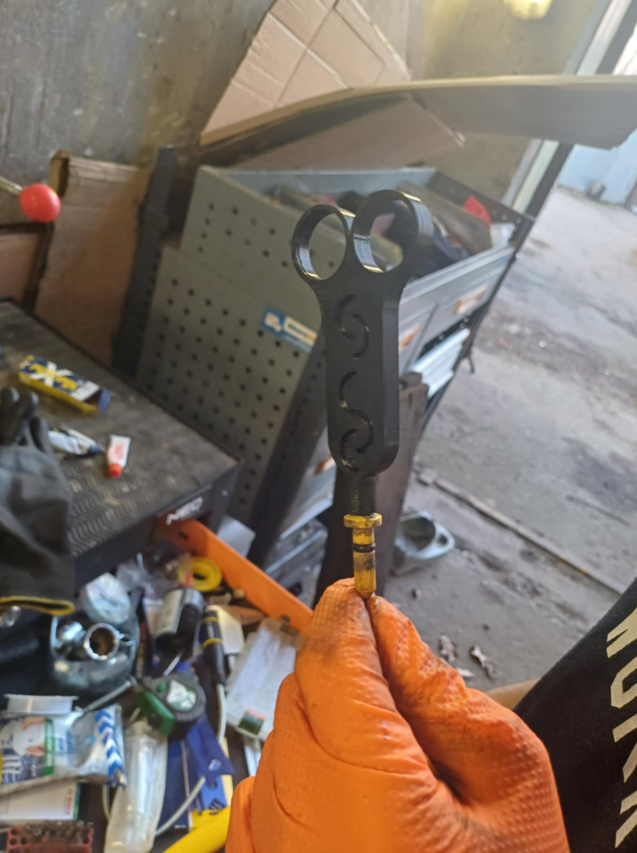 Oil dipstick for car