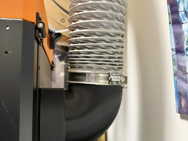venting pipe adaptor for phrozen