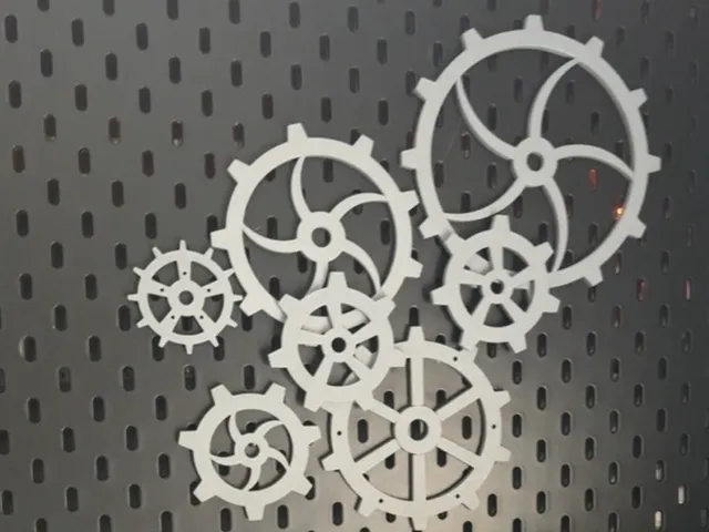 Steampunk SKÅDIS Decorative Cog Set