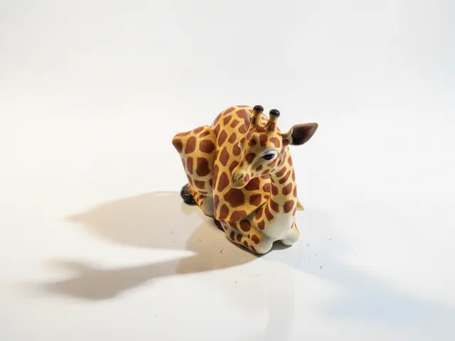 Giraffe Snail Hybrid Creature Animal Figurine 3D Printable