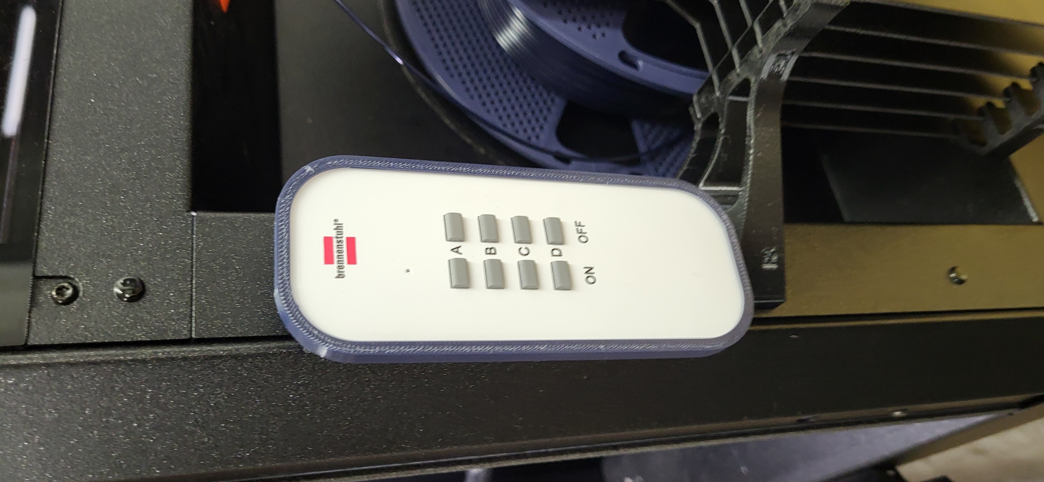 Brennstuhl remote control holder with magnet 3D model