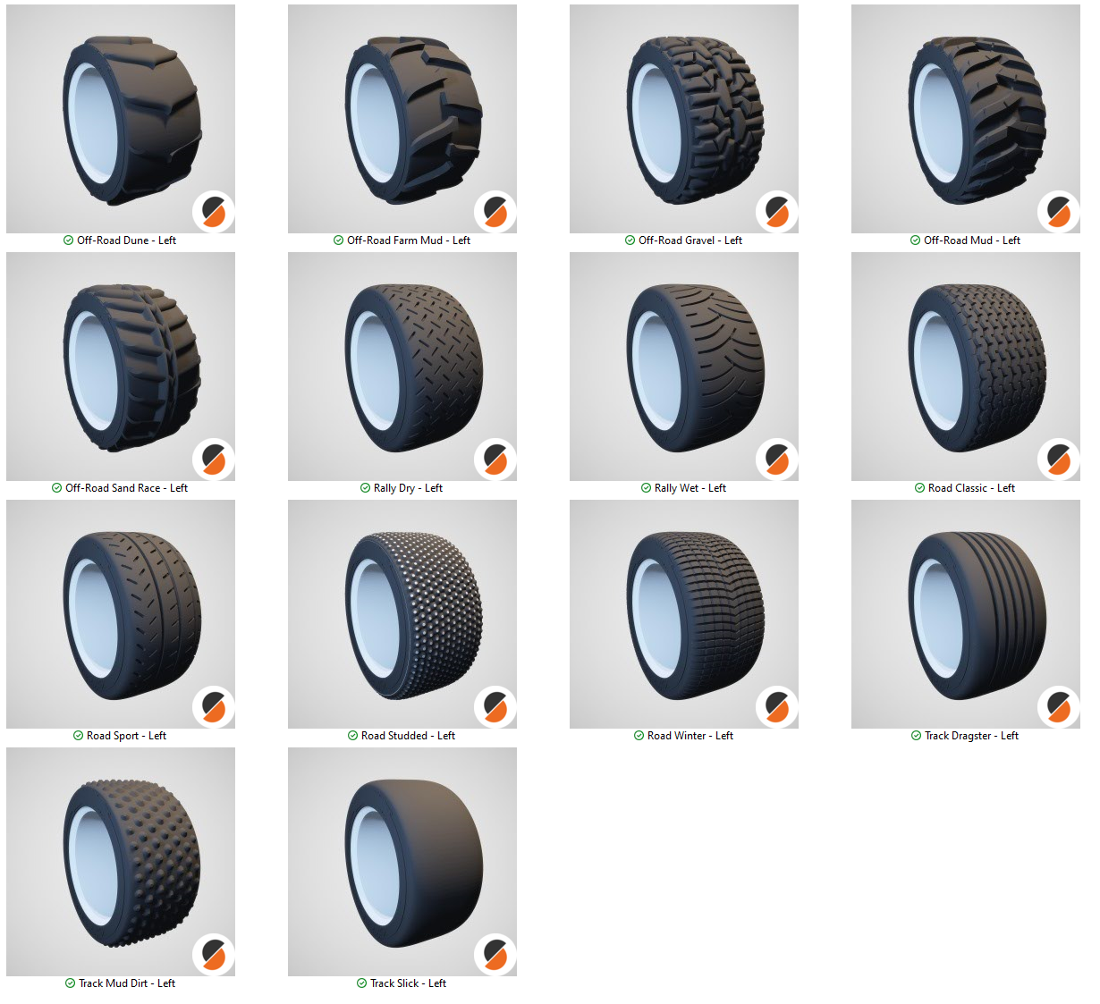 RC tyres OD85mm=3.3" ID56mm=2.2" W38mm=1.5"
