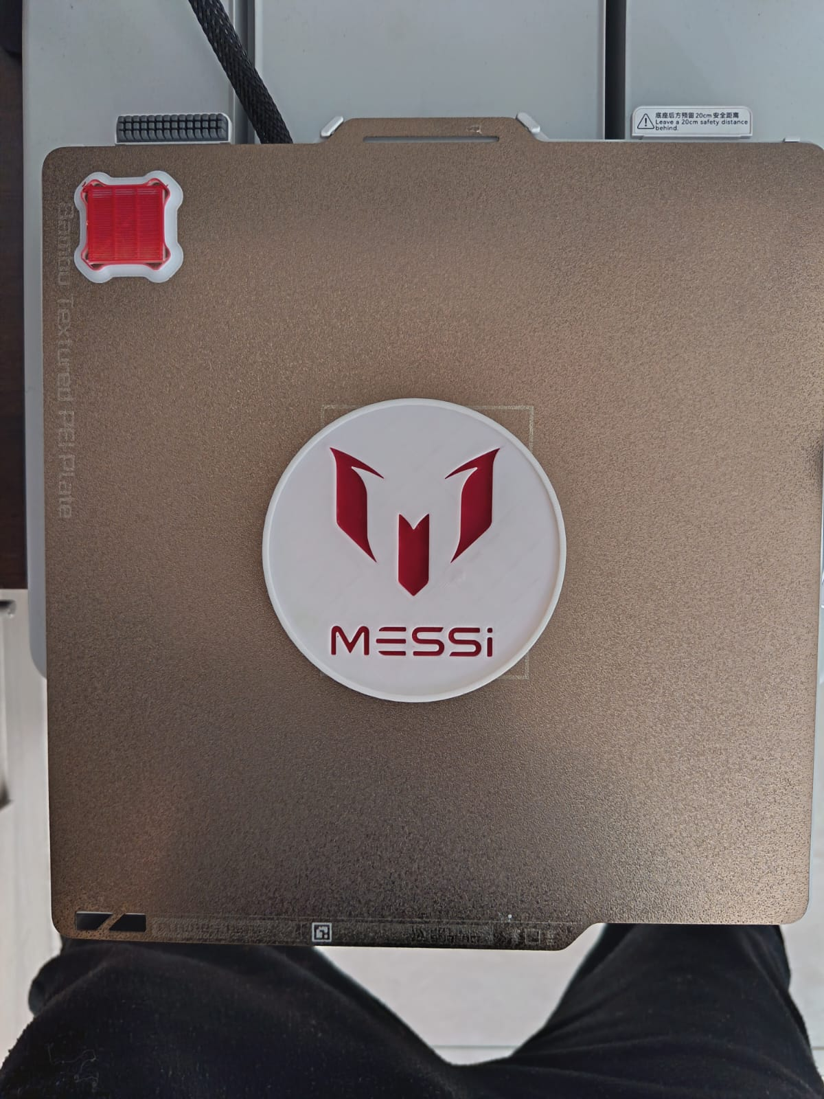 Posa Vasos Logo Leonel Messi (Modelo editable)
