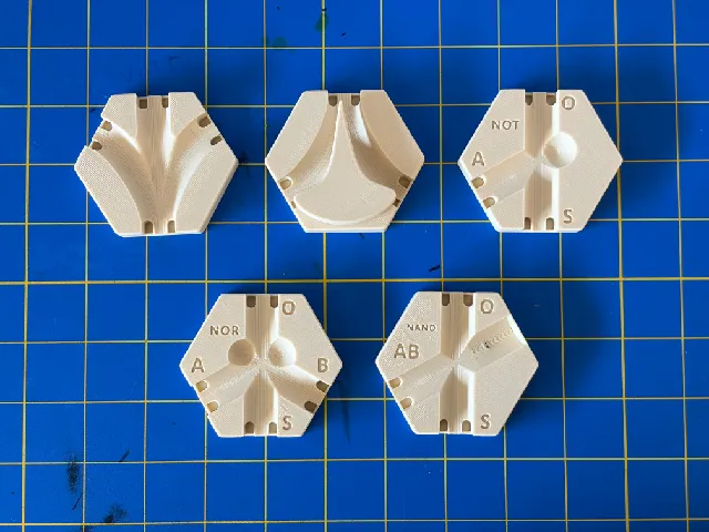 Boolean Logic Gates for Gravitrax Marble Run