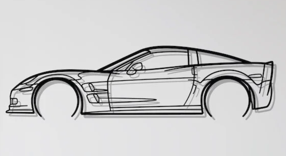 Chevrolet Corvette C6 ZR1 Wall Art
