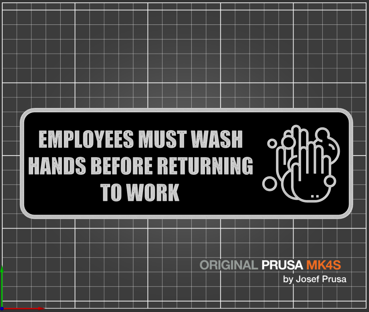 Employees Must Wash Hands Sign