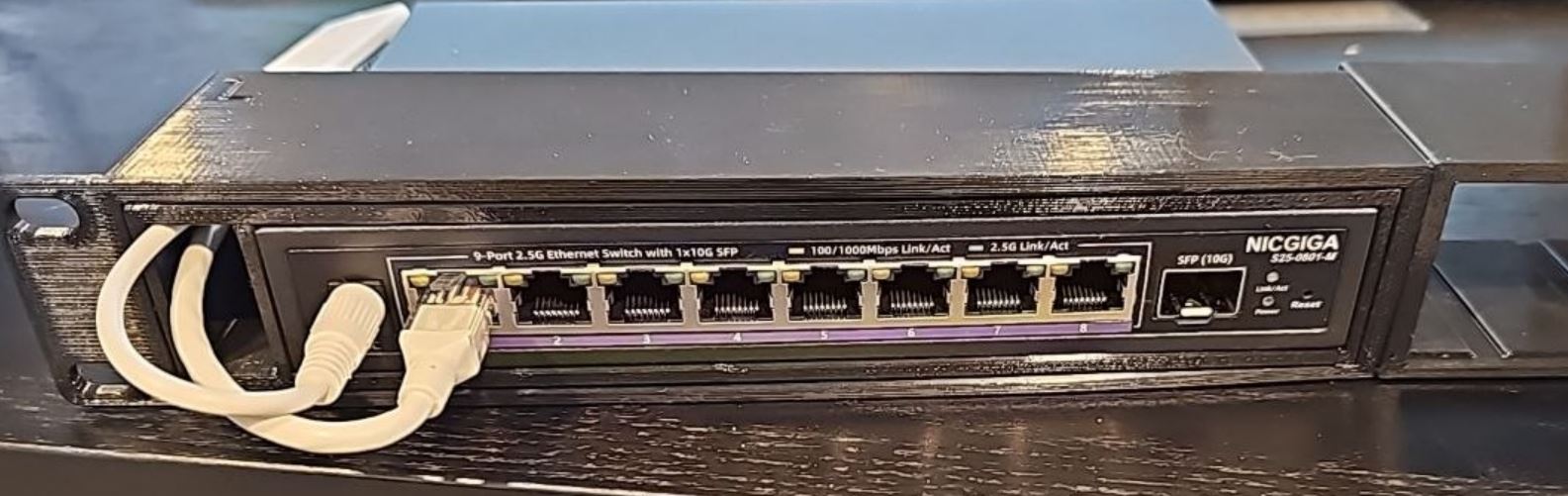 Nicgiga S25-0801-M Tray for 19" 1U Modular Rack Mount