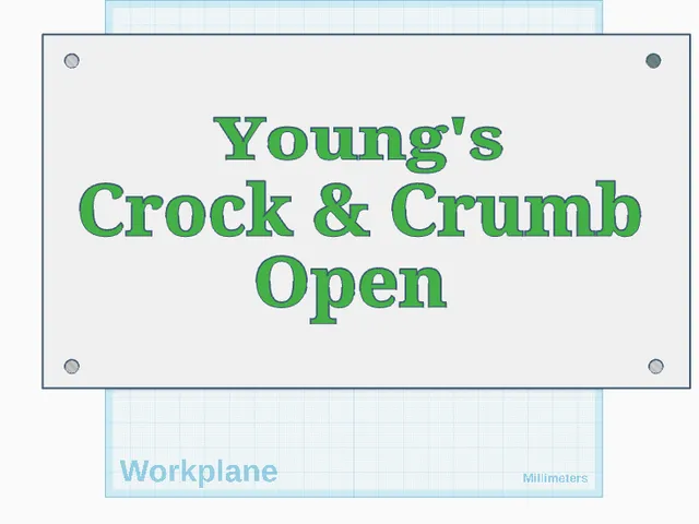 open sign